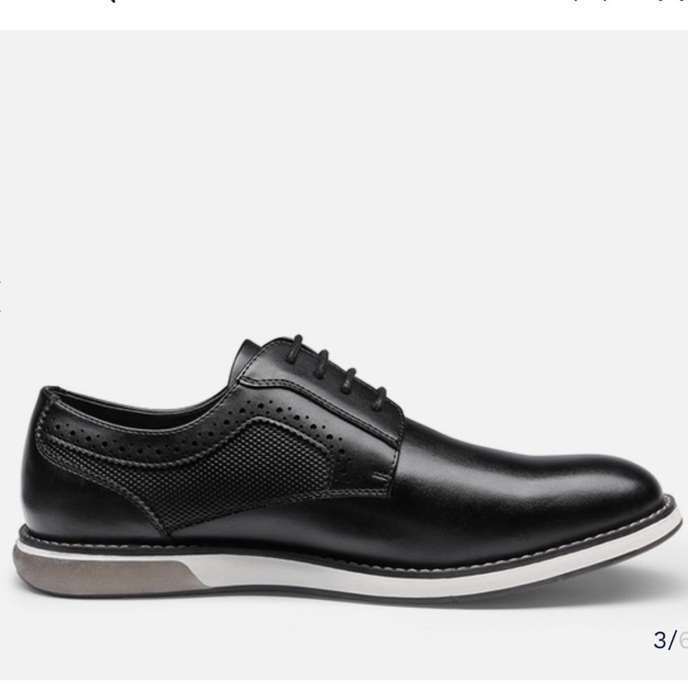 Bruno Marc Men’s Black  Oxford Shoes